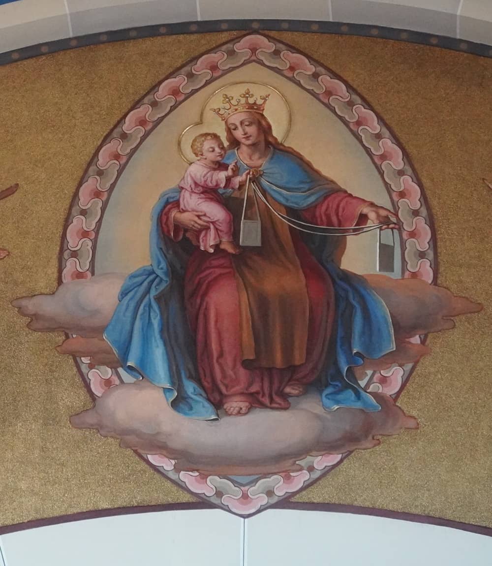 Maria mit dem Skapulier in der Karmelitenkirche Döbling